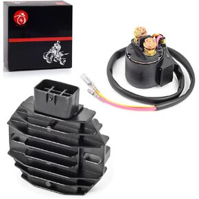 Voltage Regulator Rectifier & Starter Relay Solenoid for Honda Recon 250 TRX250 TE/TM 1997-2004 TRX250EX TRX250X 2001-2019