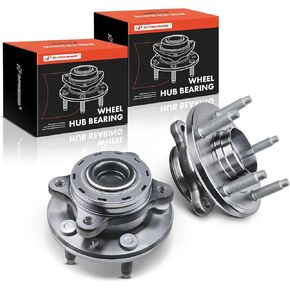 A-Premium 2 x Front Wheel Bearing and Hub Assembly with 5-Lug Compatible with Ford Taurus (X) 2008-2009, Freestyle & Five Hundred 2005-2007, Mercury Sable 2008-2009, Montego 2005-2007, 513223