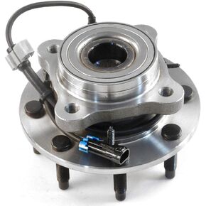 4WD DRIVESTAR 515058 Front Left/Right Wheel Hub & Bearing Assembly for Chevy Silverado/Avalanche/Suburban, for GMC Sierra 1500HD 2500HD/Yukon XL 2500, for Hummer H2, 4x4 8 Lug w/ABS