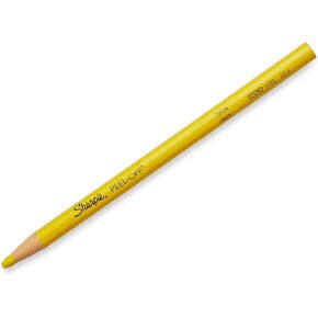 SHARPIE Peel-Off China Markers, 12 Yellow Markers (2083)