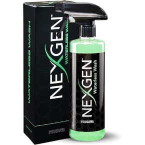 Nexgen Waterless Car Wash - Premium Quality Car Wash Spray, Showroom Car Cleaner, Professional Wash and Wax Shine, Quick Detailer Spray, Car UV Protection, Deep Gloss (8oz)