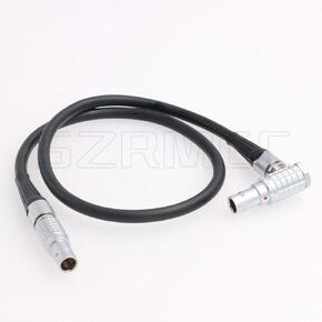 SZRMCC Nucleus-M 0B 7 Pin Male to 0B 7 Pin Male for Follow Focus Motor Connection Control Cable Daisy-Chained to 7-pin (Elbow-Elbow 70cm)