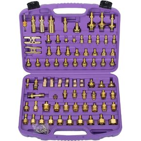 77PCS Air Conditioning Leak Test Kit, Air Conditioning Leak Detector, A/C Compressor Detection Repair Tool Kit