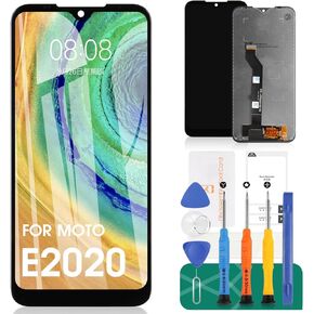 Screen Replacement for Motorola Moto E 2020 XT2052-1 XT2052-2/Moto E7 (2020) LCD Display Touch Screen Digitizer Assembly Glass Black