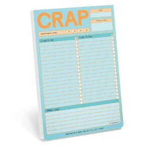 Knock Knock Crap Pad, To Do List Note Pad (Pastel Version)