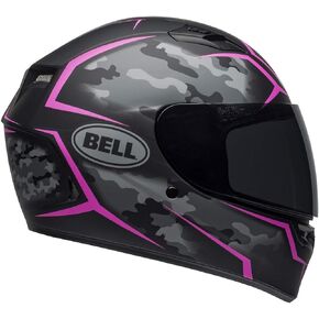 Bell Qualifier Full-Face Helmet (Stealth Camo Matte Black / Pink - Large)