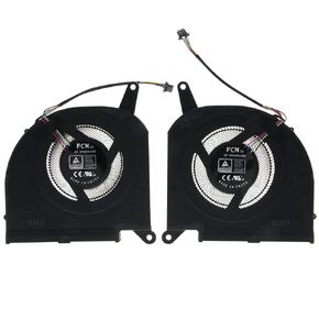 Replacement CPU+GPU Cooling Fan for Gigabyte Aorus 15G 15P 17G XB XC XD GIGABYTE AERO 15 OLED XB XD RP75SA Gigabyte Aero 17 XA HDR XB WA FNGS FNGT DFSCK22D05883Q DFSCM22716392Q DC 12V