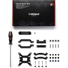 Noctua NM-M1-MP78 chromax.Black, CPU Cooler Mounting-Kit for AMD AM5/AM4 and Intel LGA1851/LGA1700/LGA1200 (Black)