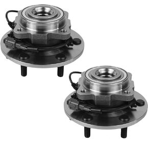 Autoround 541004 Pair Rear Wheel Hub and Bearing Assembly for Nissan Pathfinder 2004/ Armada 2005-2012, Infiniti QX56 2004-2010, 6 Lugs w/ABS