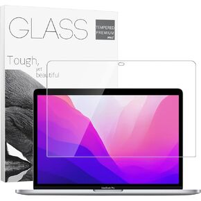[1 Pack] Tempered Glass Screen Protector for MacBook Pro 13.3 M2 2022 Laptop Touch Sensitive Scratch Resistant 13.3" for Macbook Laptop Screen Filter Bubble Free Ultra-Thin Screen Film Guard