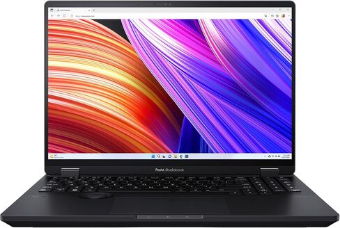 ASUS 2023 ProArt StudioBook Pro 16 OLED لاب توب، شاشة لمس 16 بوصة 3.2K OLED تعمل باللمس، وحدة المعالجة المركزية Intel Core i9-13980HX، NVIDIA RTX 3000 Ada Gen، ذاكرة الوصول العشوائي DDR5 64 جيجابايت، 2 تيرابايت SSD، Windows 11 Pro، W7604J3D-XS99T، أسود مع in Saudi Arabia