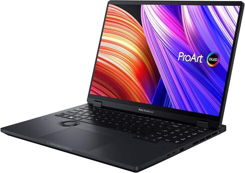 ASUS 2023 ProArt StudioBook Pro 16 OLED لاب توب، شاشة لمس 16 بوصة 3.2K OLED تعمل باللمس، وحدة المعالجة المركزية Intel Core i9-13980HX، NVIDIA RTX 3000 Ada Gen، ذاكرة الوصول العشوائي DDR5 64 جيجابايت، 2 تيرابايت SSD، Windows 11 Pro، W7604J3D-XS99T، أسود مع in Saudi Arabia