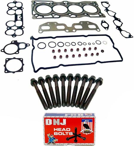 DNJ HGB638 Cylinder Head Gasket Set with Head Bolt Kit for 2002-2006 Nissan Altima 2.5L 2488cc 152cid L4 DOHC in Saudi Arabia