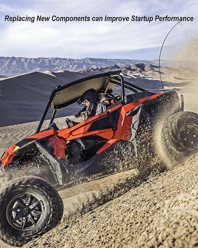 مفتاح مفتاح الإشعال وترحيل الملف اللولبي المبتدئين لـ Polaris Ranger RZR Sportsman 300 325 400 425 450 500 550 570 600 700 800 850 900 1000 4 ، XP ، X2 ، CREW ، EV ، HD ، S Respion 4011002 4012165 4012001 in Saudi Arabia