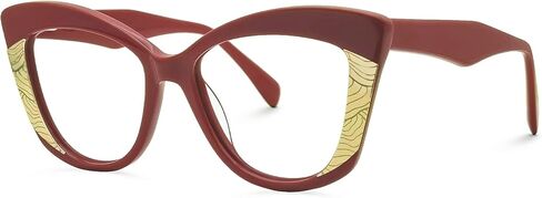 نظارات Zeelool Vintage Cat Eye Blue لحجب الضوء للنساء ايمي JGA300178 in Kuwait