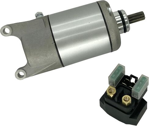 محرك بدء التشغيل ومرحل الملف اللولبي مناسب لـ Yamaha YFM35 YFM350 Grizzly 350 07-14 | ولفيرين 350 06-09| بروين 350 04-06| YZF600R 00-07، استبدل 18757 SMU0269 3HE-81890-00-00 3HE-81800-00-00 in Kuwait