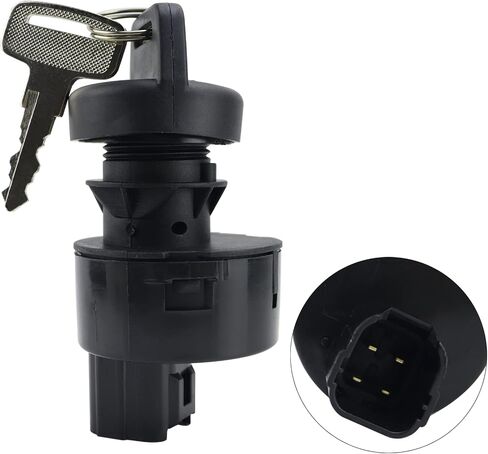 Starter Motor & Solenoid Relay & Ignition Switch for Yamaha Rhino 700 2008-2013 Viking 700 2014-2023 Viking VI 700 2015-2023 Wolverine 700 2016-2018 1S3-81890-00-00 2MB-H1890-00-00 in Saudi Arabia