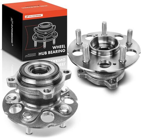 A-Premium 2 × محمل العجلة الخلفية ومجموعة المحور مع 5 عروة متوافقة مع Honda CR-V CRV 2007-2011 & Acura RDX 2007-2012، RDX 2017-2018، استبدال # 512345 in Saudi Arabia