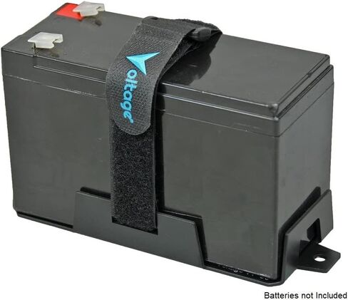 علبة بطارية صغيرة لبطاريات 12V 10AH، 12V 9AH، 12V 8AH، 12V 6AH، 6V 7AH، 6V 12AH، YT7B-BS والمزيد. حامل البطارية مع حزام التثبيت VT-90 in Kuwait