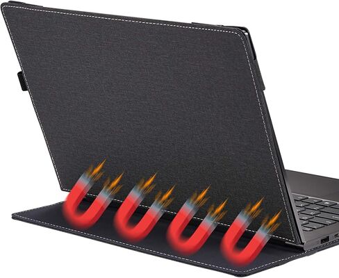 Laptop Cover Case for Microsoft Surface Laptop Go 3 （2023） 12.4-inch,Compatible for Laptop Go 2 &Laptop GO Special-Purpose，Anti Falling with Bracket(Black) in Kuwait