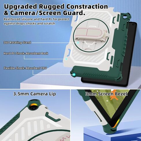 ROISKIN for Amazon Kindle Fire HD 8 & HD 8 Plus Tablet Case in Saudi Arabia