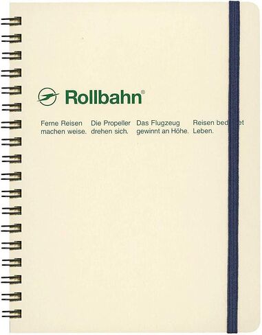 Roruban Memo Pad with the Pocket B6 Grid 70 Pages Cream in Saudi Arabia