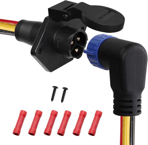 Trolling Motor Plug and Receptacle,12V/24V/36V/48V Trolling Motor Plug in Kuwait