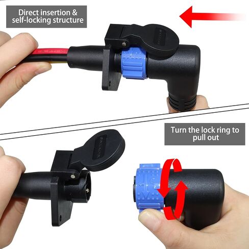 Trolling Motor Plug and Receptacle,12V/24V/36V/48V Trolling Motor Plug in Kuwait