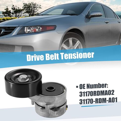 X AUTOHAUX Belt Tensioner Pulley Assembly No.31170RDMA02/31170-RDM-A01 for Acura TL 2009-2014 for Acura TSX 2010-2014 in Saudi Arabia