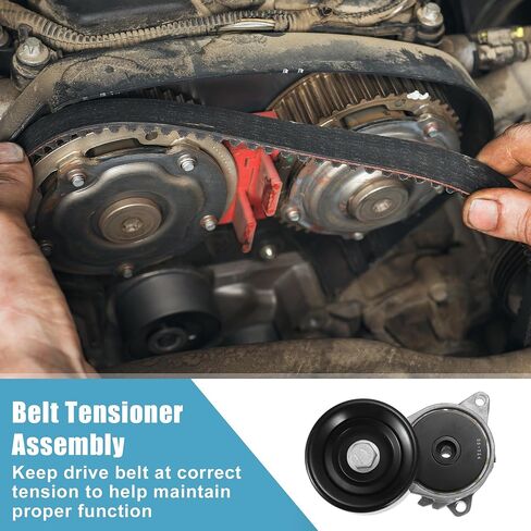 X AUTOHAUX Belt Tensioner Pulley Assembly No.31170RDMA02/31170-RDM-A01 for Acura TL 2009-2014 for Acura TSX 2010-2014 in Saudi Arabia