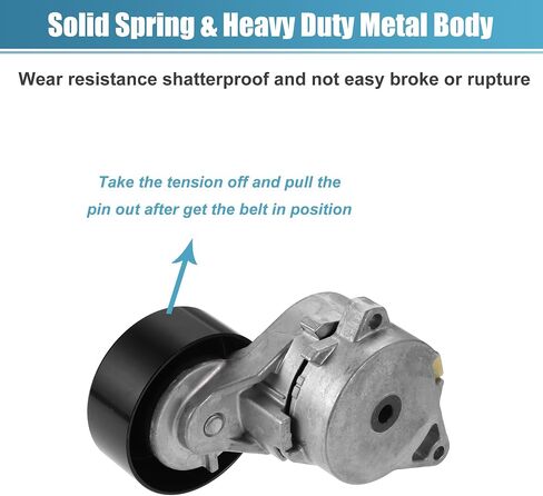 X AUTOHAUX Belt Tensioner Pulley Assembly No.31170RDMA02/31170-RDM-A01 for Acura TL 2009-2014 for Acura TSX 2010-2014 in Saudi Arabia