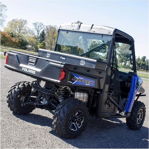 UWS EC10903 صندوق أدوات UTV من الألومنيوم ذو الجدار الثقيل باللون الأسود غير اللامع مقاس 59 بوصة، حدد Polaris Ranger، بدون أقواس in Saudi Arabia