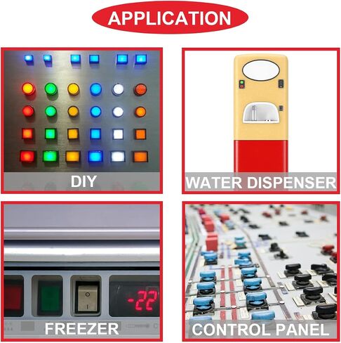 8Pcs DPDT 6 Pins 3 Position ON/Off/ON Rocker Toggle Switch AC 20A/125V 16A/250V for Car and Boat with Pre-soldered Wires (Red/Black) in Saudi Arabia