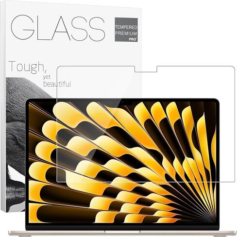[عبوة واحدة] واقي شاشة من الزجاج المقسى لجهاز MacBook Air 13.6 M2 2022 كمبيوتر محمول حساس باللمس مقاوم للخدش لجهاز Macbook 13.6 بوصة مرشح شاشة كمبيوتر محمول خالٍ من الفقاعات وواقي شاشة رفيع للغاية in Kuwait