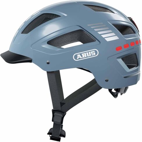 ABUS Hyban 2.0 with LED Light Adult Urban Helmet, CPSC Certified in Saudi Arabia