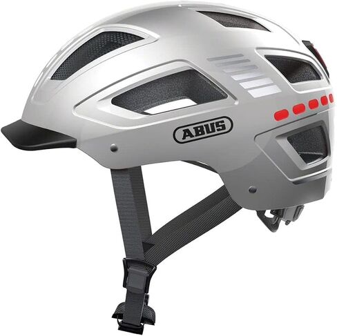 ABUS Hyban 2.0 with LED Light Adult Urban Helmet, CPSC Certified in Saudi Arabia
