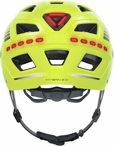 ABUS Hyban 2.0 with LED Light Adult Urban Helmet, CPSC Certified in Saudi Arabia