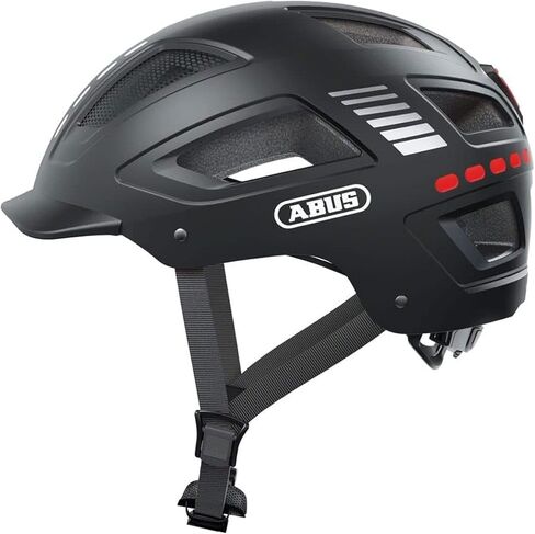 ABUS Hyban 2.0 with LED Light Adult Urban Helmet, CPSC Certified in Saudi Arabia