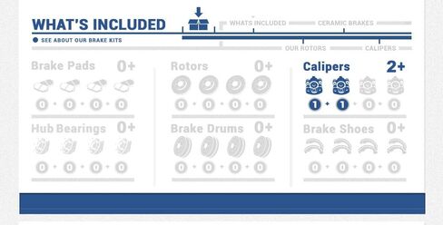 Callahan Front Calipers For Acura SLX Honda Passport Amigo Rodeo Vehicross Replacement Brake Calipers in Saudi Arabia