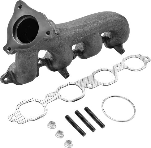 A-Premium Left Exhaust Manifold Kit W/Gaskets & Studs & Nuts [8Cyl 5.3 6.2L] Compatible with Chevrolet, GMC & Cadillac Models - Silverado 1500 1500 LD Tahoe Suburban Sierra 1500 Yukon Escalade & More in Saudi Arabia