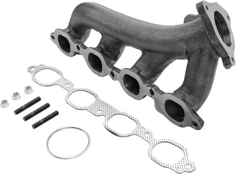 A-Premium Left Exhaust Manifold Kit W/Gaskets & Studs & Nuts [8Cyl 5.3 6.2L] Compatible with Chevrolet, GMC & Cadillac Models - Silverado 1500 1500 LD Tahoe Suburban Sierra 1500 Yukon Escalade & More in Saudi Arabia