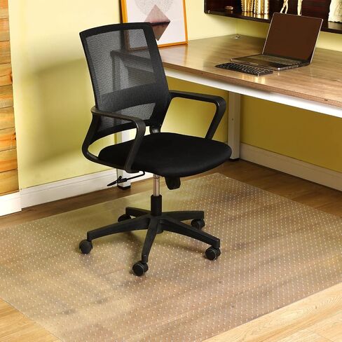 46"x 60" Chair Mat for Carpets Floor Computer Office Chair Mat Desk Clear Anti Skid Transparent Mats Protector for Low and No Pile Carpeted Thick Floors (Rectangle Style) in Saudi Arabia