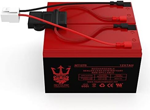 ماكينة حلاقة بديلة نبتون MX350/ZR350 الإصدار 9-32+ بطارية 12 فولت 7AH - عبوتان in Saudi Arabia