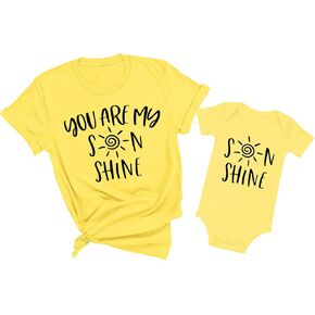You are My Son Shine Mommy and Me Shirts, Mother and Son Matching Outfits, Mommy and Son Matching Newborn Baby Boy Toddler T-Shirt, New Mom Shirt