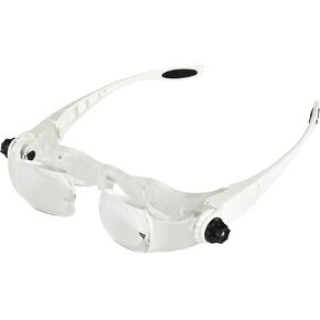 Magnifier Headband, Portable Digital Magnifying Glass, Magnifying Glass Visor Lenses Headband 2.1X Magnifiers, Head Hands Free Scope for Electronic Television Eyelashes Crafts Jewellery