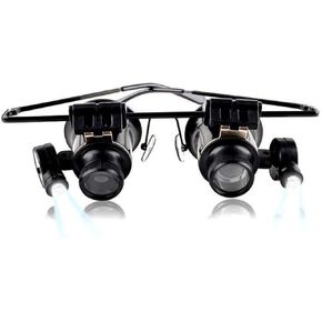 Head Mounted Magnifier, Reading and Repairing Portable Welding LED Magnifier
