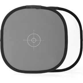 300mm Portable Photography Reflector Gray and White Balance Card Photographic White Balance Focus-Board Photography Accessory