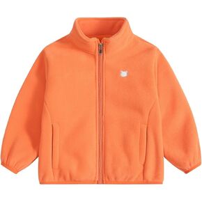 Toddler Fleece Jacket Lightweight Hooded Warm Coats for Baby Boys Girls Boys Winter Fleece Jacket