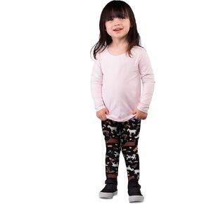 Petting Zoo - Kids Brushed FeatherSoft Printed Legging