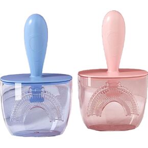 2025 New U-Shaped Kids Toothbrush,Toddler Toothbrush with Food Grade Soft Silicone Brush Head for Baby
